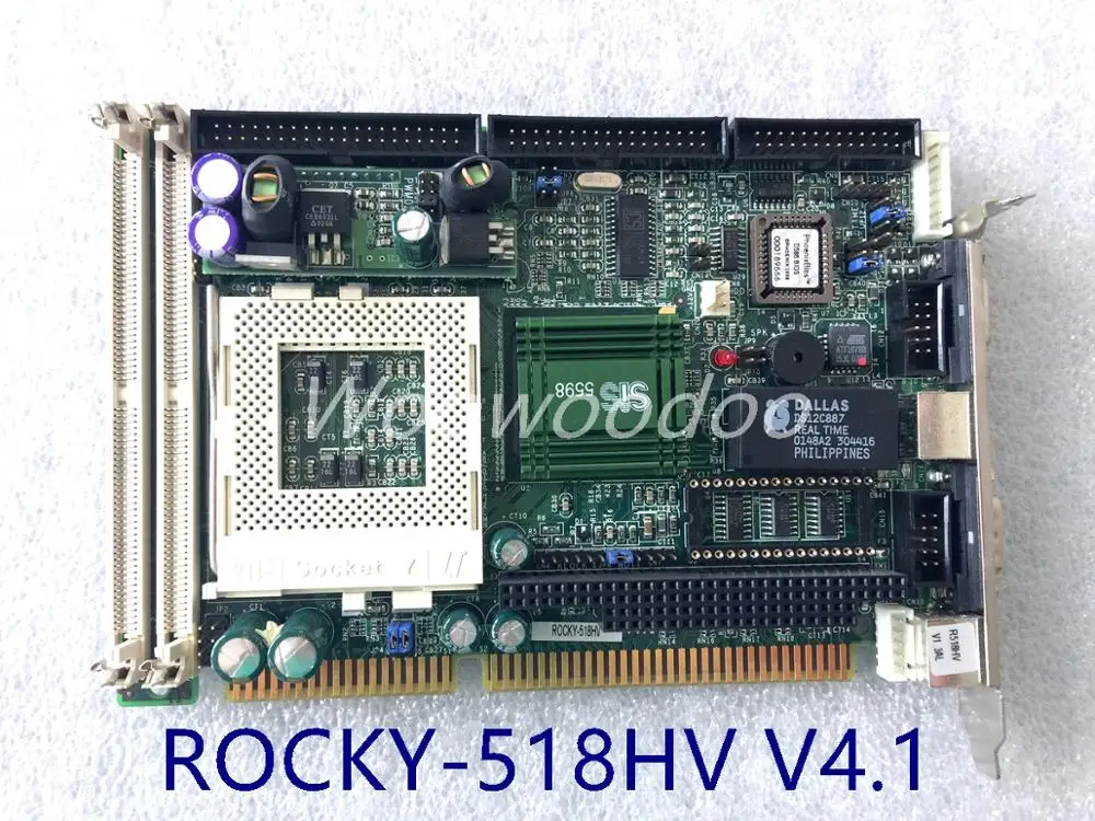ROCKY 518HV V4.0 V4.1 586 ISA полуразмерная Промышленная материнская плата w/PC104