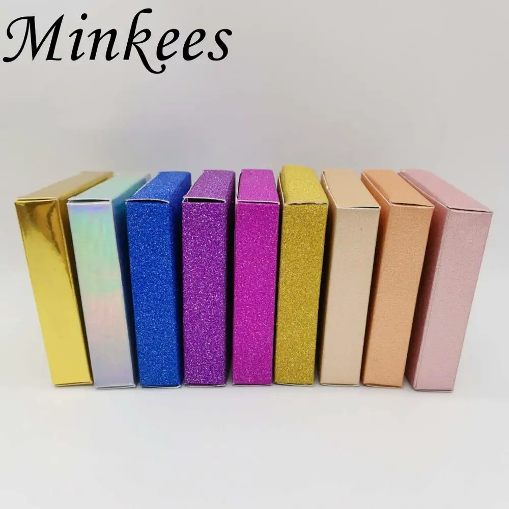 Minkees 50 упаковок оптовая продажа упаковка для ресниц коробка накладных коробки в