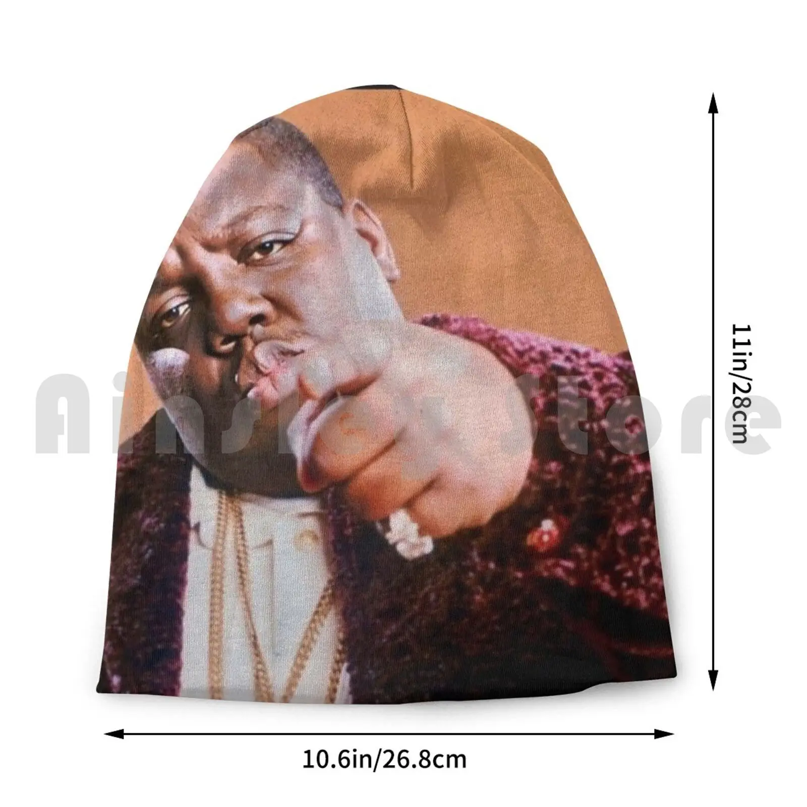 Большая Шапка-бини вязаная шапка в стиле хип-хоп 50 цент рэп Доктор Дре Дрейк Канье