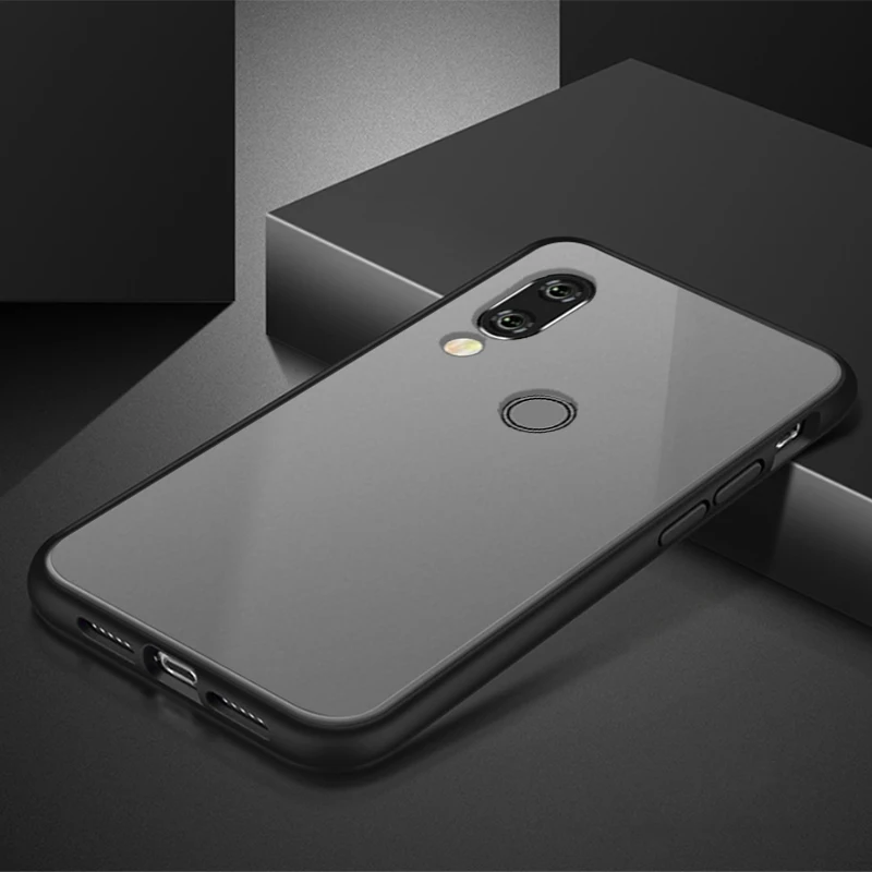 Чехол для Xiaomi Redmi NOTE7 Pro NOTE 7 матовый прозрачный роскошный ударопрочный жесткий