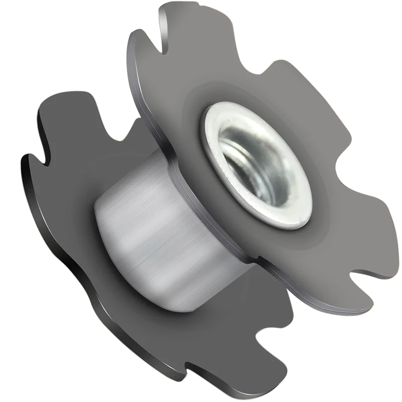 2шт MTB Звездная гайка Дорожный велосипед Велоспорт Алюминий для рулевой трубки