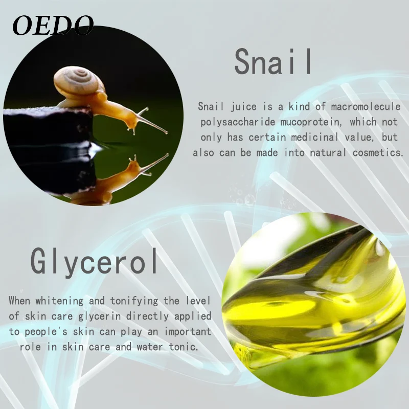 

OEDO Snail Face Cream Collagen Anti Wrinkle Anti Aging Cream Whitening Moisturizing Nourish Shrink pores Firm Skin Care