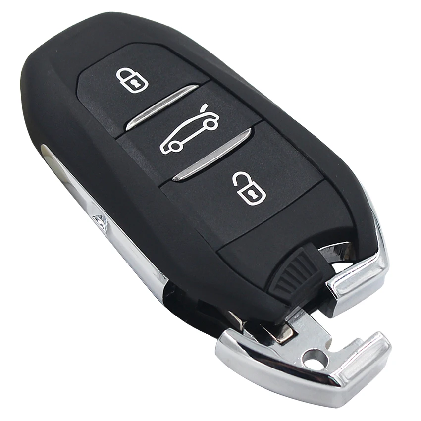 Умный дистанционный ключ DS с 3 кнопками 433 МГц чип 7945 для Peugeot 508/Citroen C4 экстренным