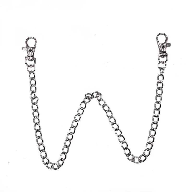 1 слой Рок Панк Стиль унисекс ремень цепочка Женский Дикий хип хоп стиль джинсы