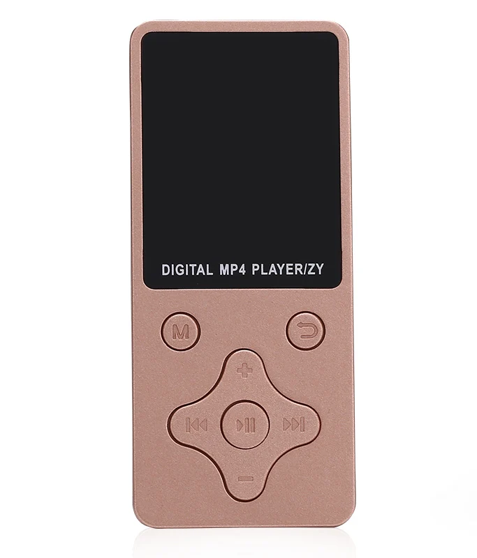 Розовый MP4 плеер Bluetooth портативный медиа музыкальный плеер Поддержка 32 Гб TF карта Запись радио MP4 HIFI без потерь 13 языков - Цвет: Розовый
