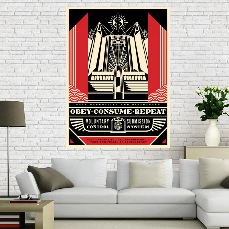 Пользовательские Холст плакат не война Арт плакат печать Shepard Fairey 90x60 см отделочная ткань для дома ткань стены плакат печать шелковая ткань - Цвет: Небесно-голубой