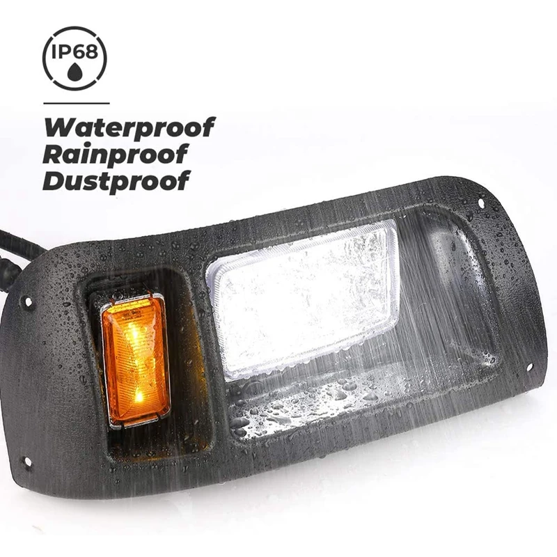 

for Golf Cart Headlight for LED Club Car DS LED Head Light Kit LED Taillight Fit Electric 1993 & Up Models
