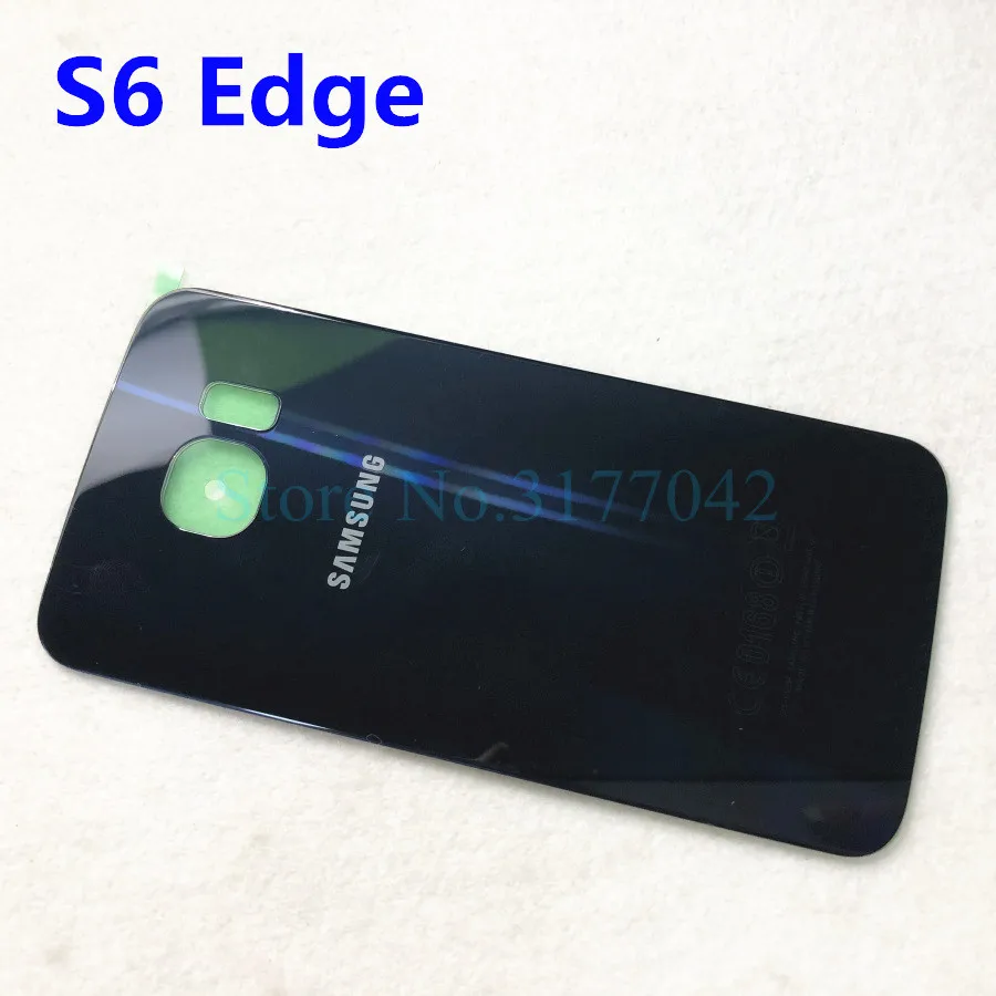 Задняя крышка аккумулятора samsung для samsung Galaxy S6 Edge S6 S6+ S6 Edge Plus G925 G925F G920 G920F G928 G928F задняя крышка из стекла