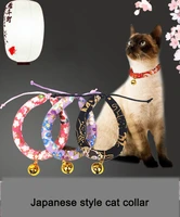japanese style necklace cartoon bell collar handmade jewelry cat dog collar