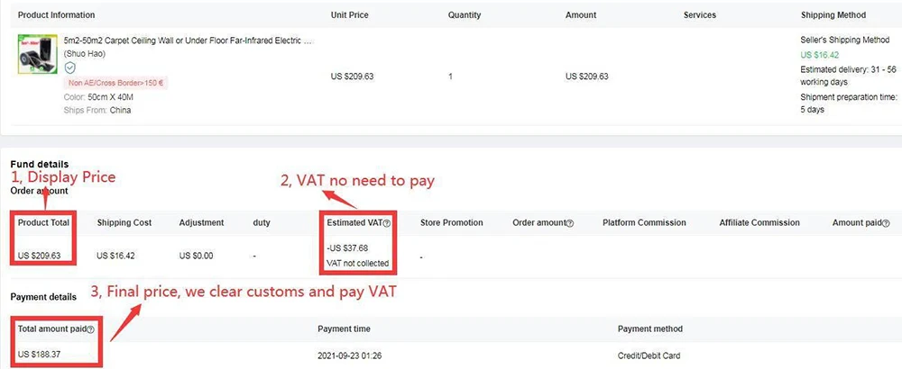 Налог включено Корея производство качество Дальняя инфракрасная пленка для