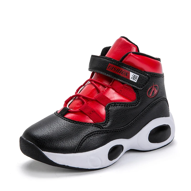 

Basketball Children Shoes For Kids Sneakers Girls Shoes Boys Sneakers Leather Anti-slippery Footwear tenis infantil menino 2021