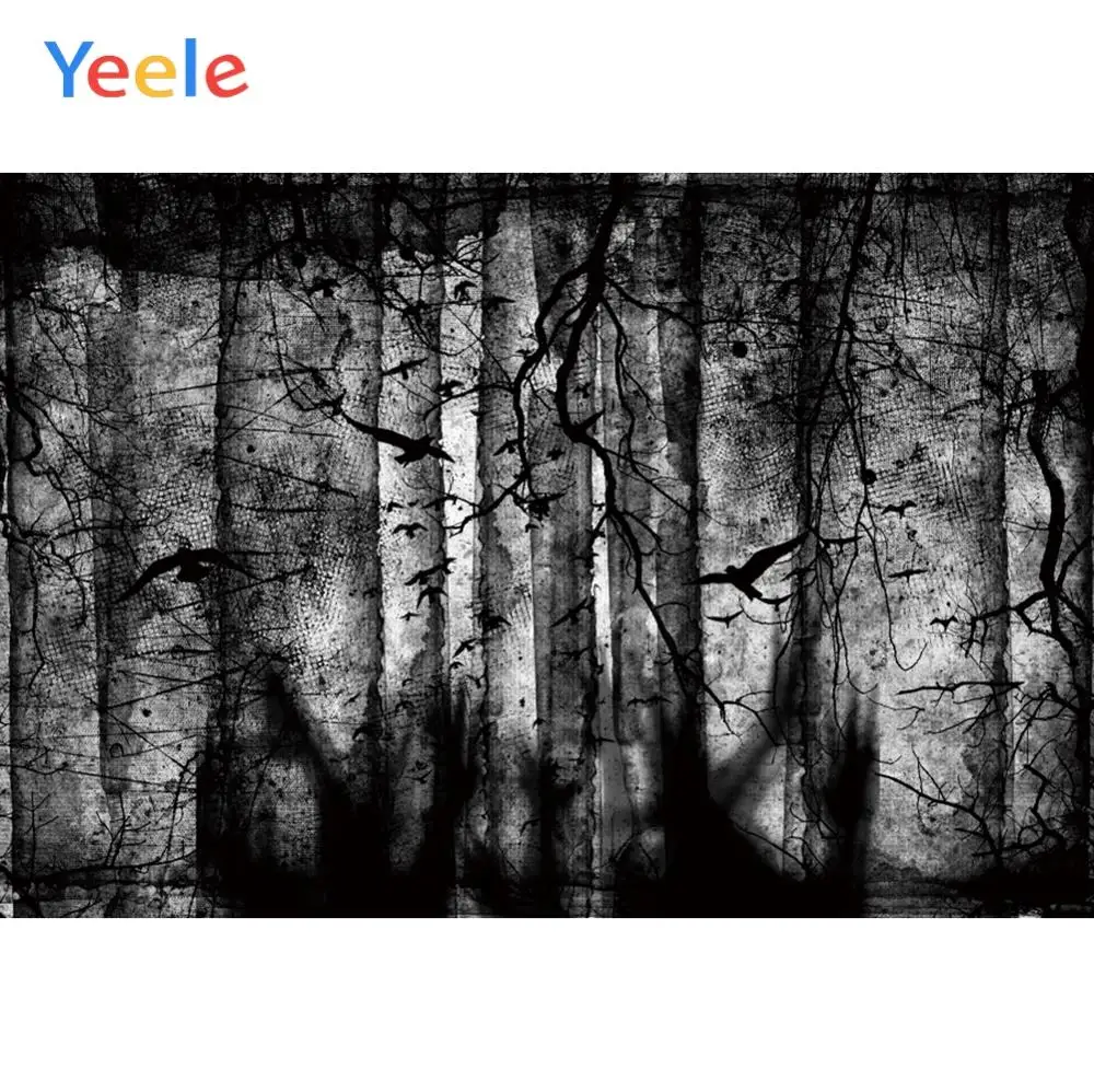 Yeele страшные вечерние фоны для фотосъемки на Хэллоуин с занавес зомби персонализированные фоны для фотостудии