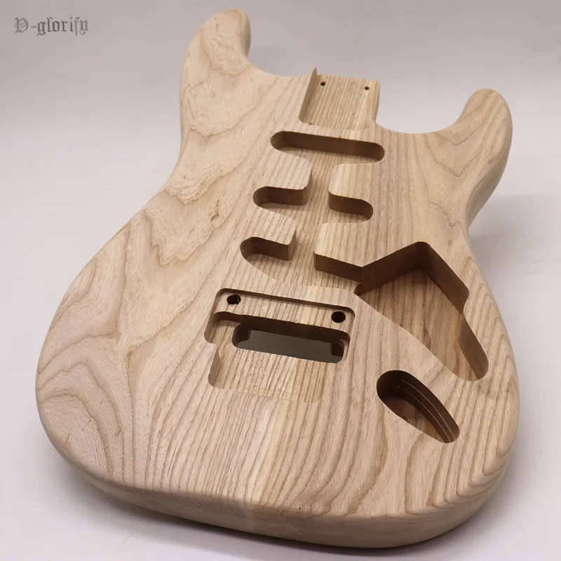 Хорошее качество floyd rose white ashwood ST электрогитара корпус