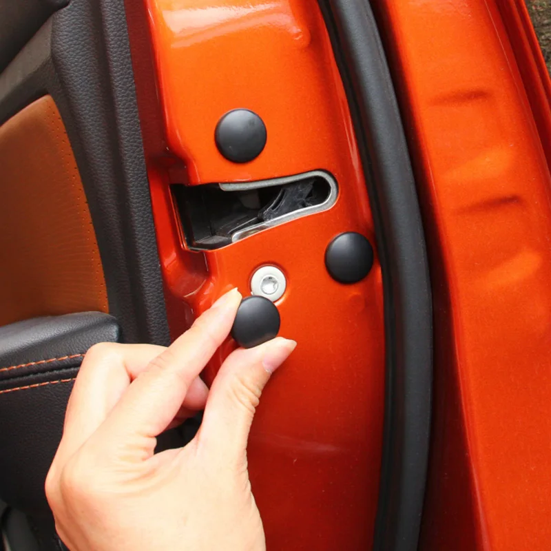 Universal Car Door Lock Screw Protector Sticker for BMW E60 Ford focus 2 Kuga Mazda 3 cx-5 Volkswagen Polo Golf 4 6 GTI | Автомобили и
