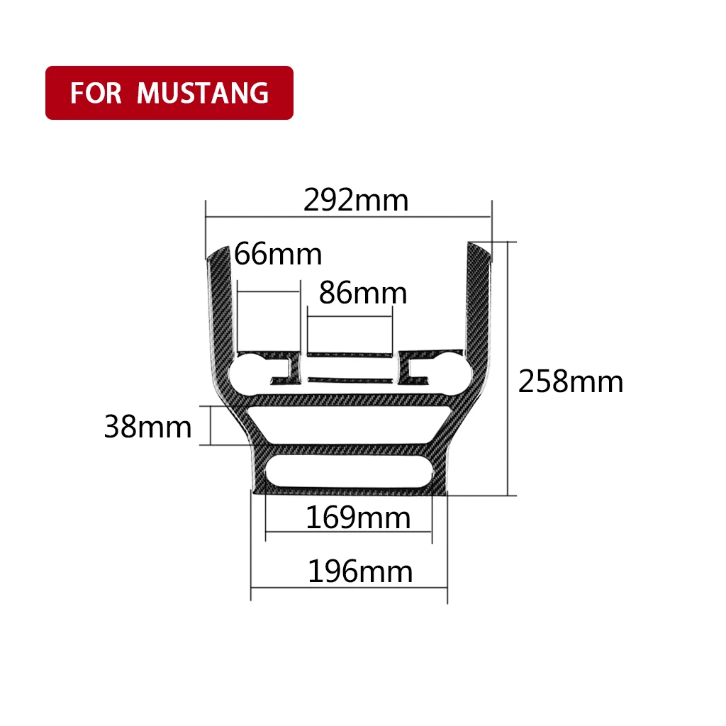 

Wear-resistant Decorative Stickers Replacement Carbon Fiber Center Console