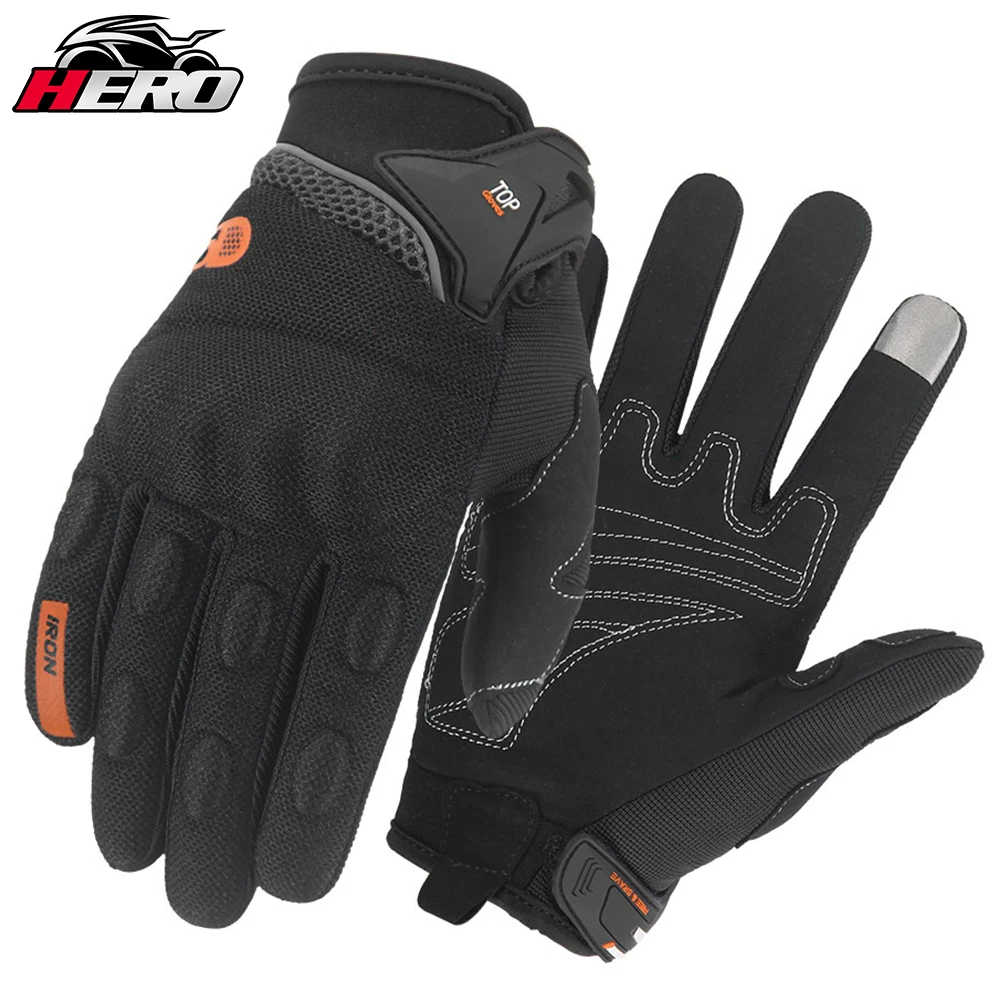 

Мотоциклетные Перчатки, всесезонные дышащие защитные мужские мотоциклетные перчатки для защиты от падения, перчатки для верховой езды, Мот...