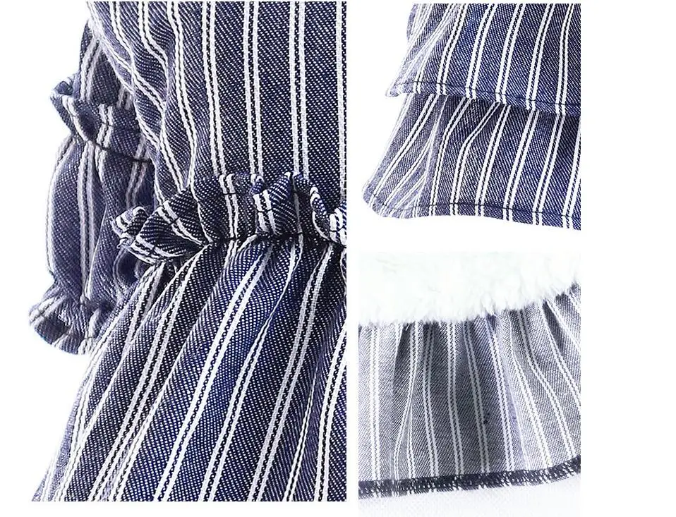 Одежда для маленьких собак Осень зима модное мягкое теплое платье и средних