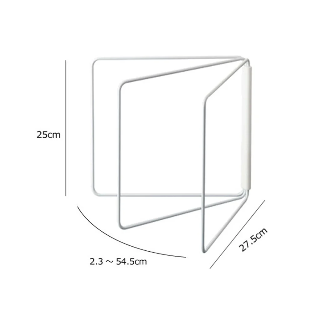 ADOREHOUSE Foldable Rag Holder Sink Drying Rack Iron Bathroom Organizer Shelf Towel Hanging Holder Kitchen Storage Rack