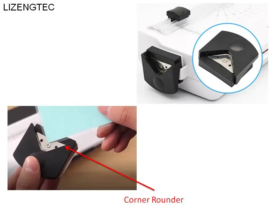 Бесплатная доставка LIZENGTEC горячий и холодный с триммером для бумаги угловым