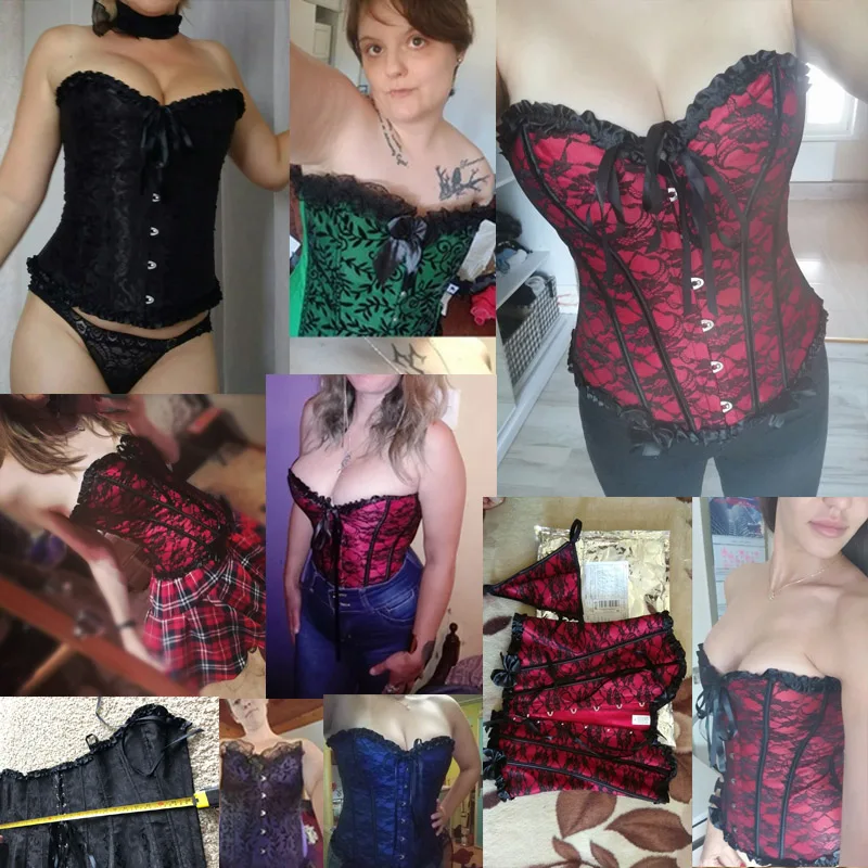 Miss Moly коричневый сексуальный корсеты и бюстье стимпанк корсет Топ Талия Tummyr готическая одежда Корсетная парча молния лоскутное S-2XL