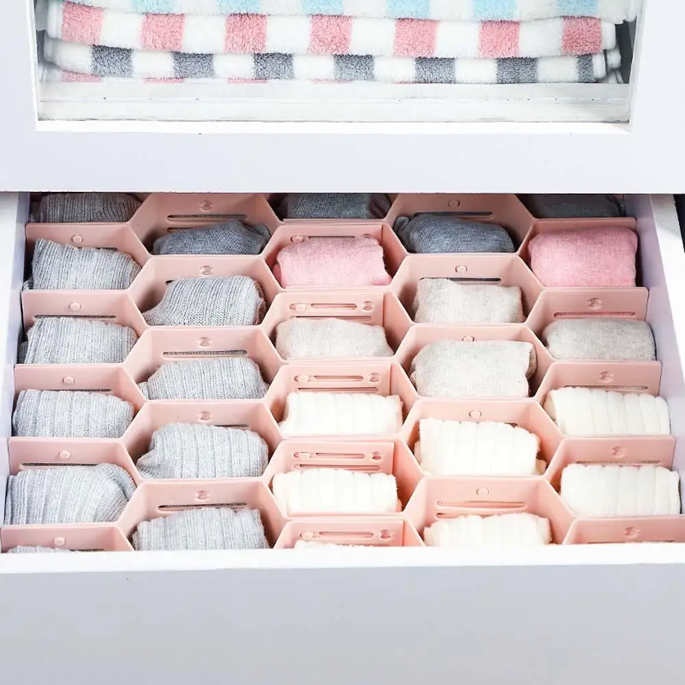 Drawer Honeycomb Clapboard Partition Divider Box Separator DIY Grid Storage Organizer Cell Sorting Panties Socks | Дом и сад