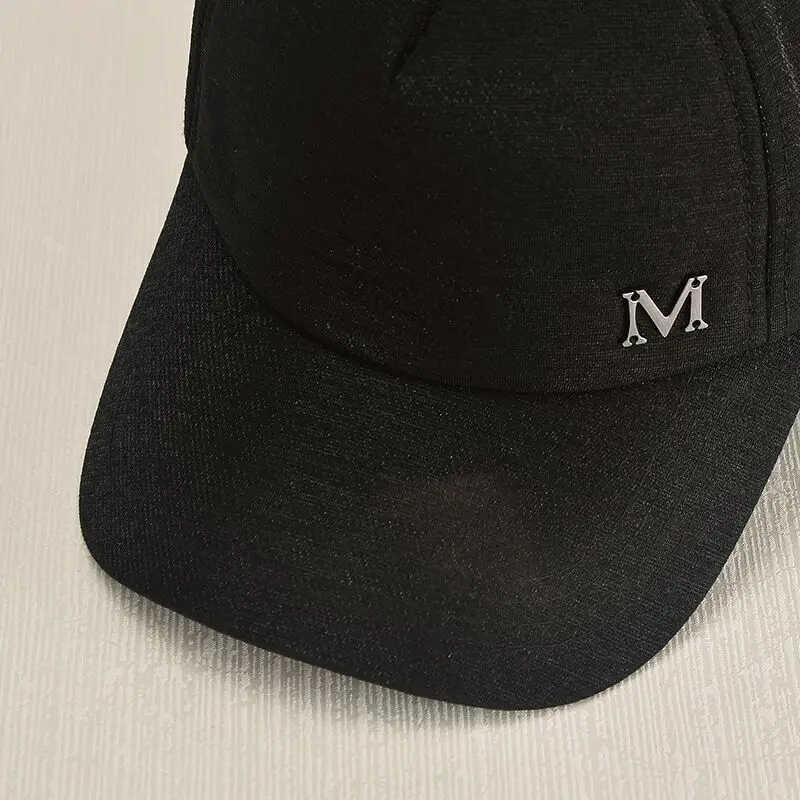 Новая летняя Популярная Корейская весенняя шапка M mark розовая шляпа с большим бантом, изогнутая шляпа с козырьком, женские солнцезащитные шапки