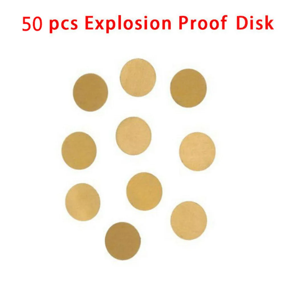 

50pcs Gasket Explosion Proof Disk Steel Gold For YONG HENG 30MPa