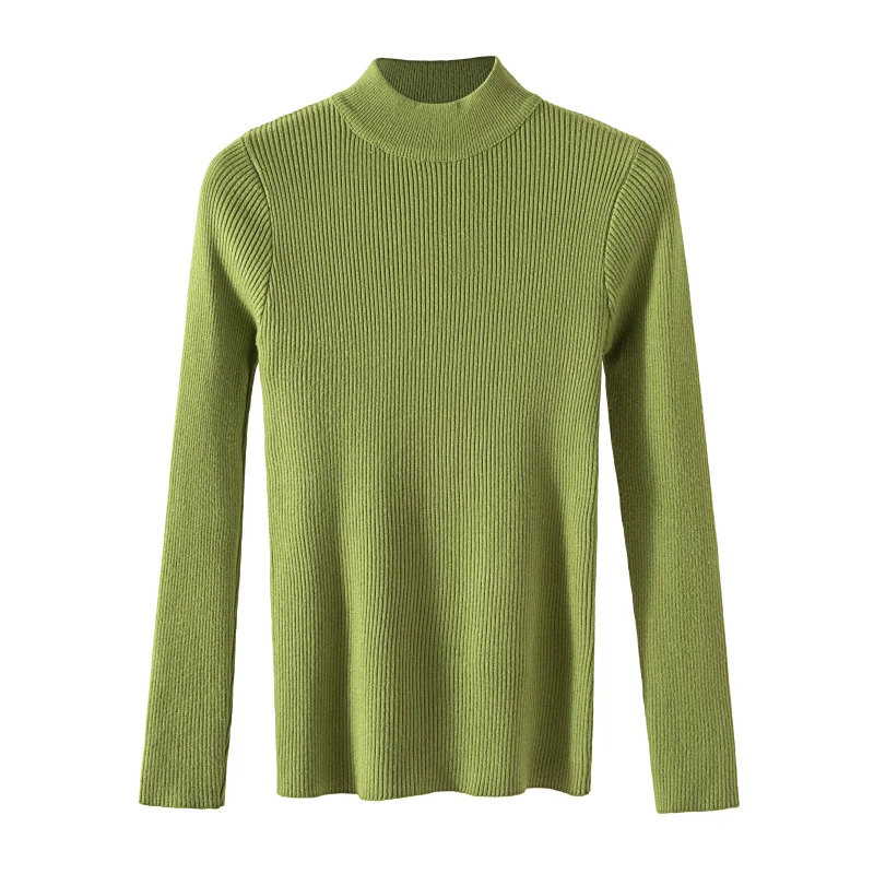 gkfnmt 2019 Autumn Winter Women Pullovers Sweater Knitted Korean Elasticity Casual Jumper Fashion Slim Turtleneck Warm Sweaters | Женская