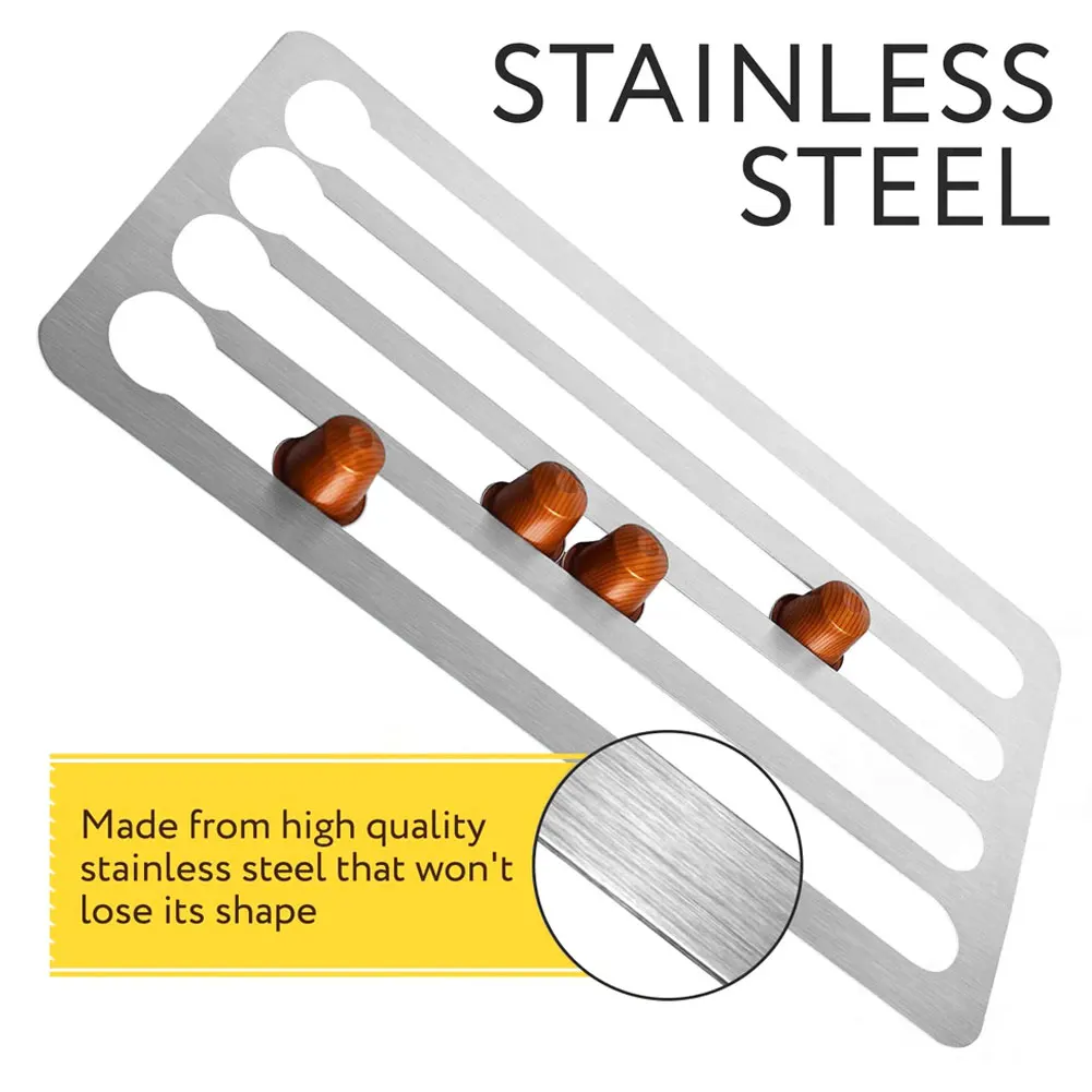 

Coffee Capsule Holder Stand Rotary Coffee Aluminum Rotary Coffee Pod Tower Storage Rack Organizer Rotatable Coffee Pods