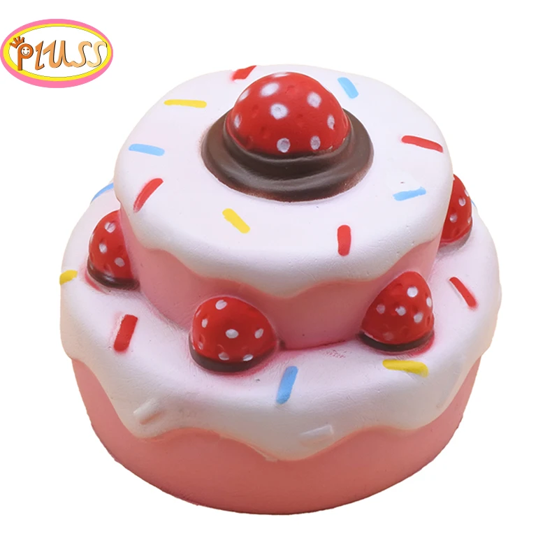 Jumbo Cake Squishy fruit Slow Rising Antistress Toy Stress Relief  Squeeze Toy  Funny Gift For Children Boys Girls Adults