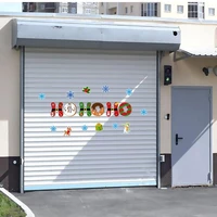christmas garage door magnetic stickers santa claus laughter ho ho ho magnetic door stickers fridge decals for home decoration