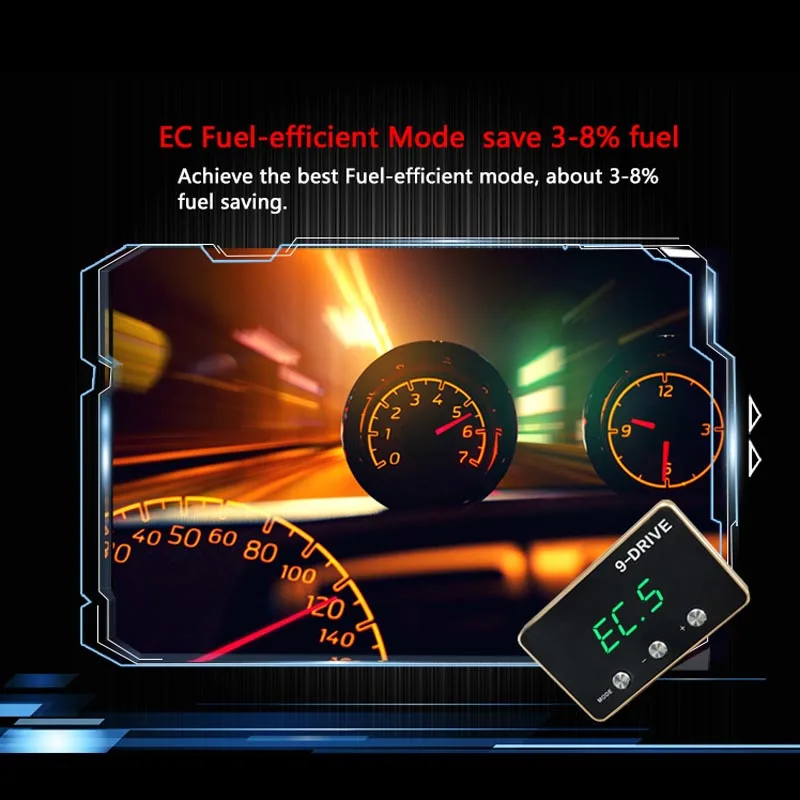 F1 автомобиль OBD2 II ручной переключатель HUD км/ч миль/ч Предупреждение о превышении