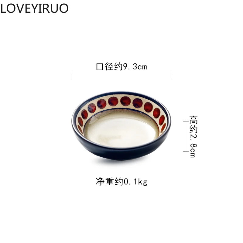 В японском стиле керамика погружения блюдо для закусок творческий вкус