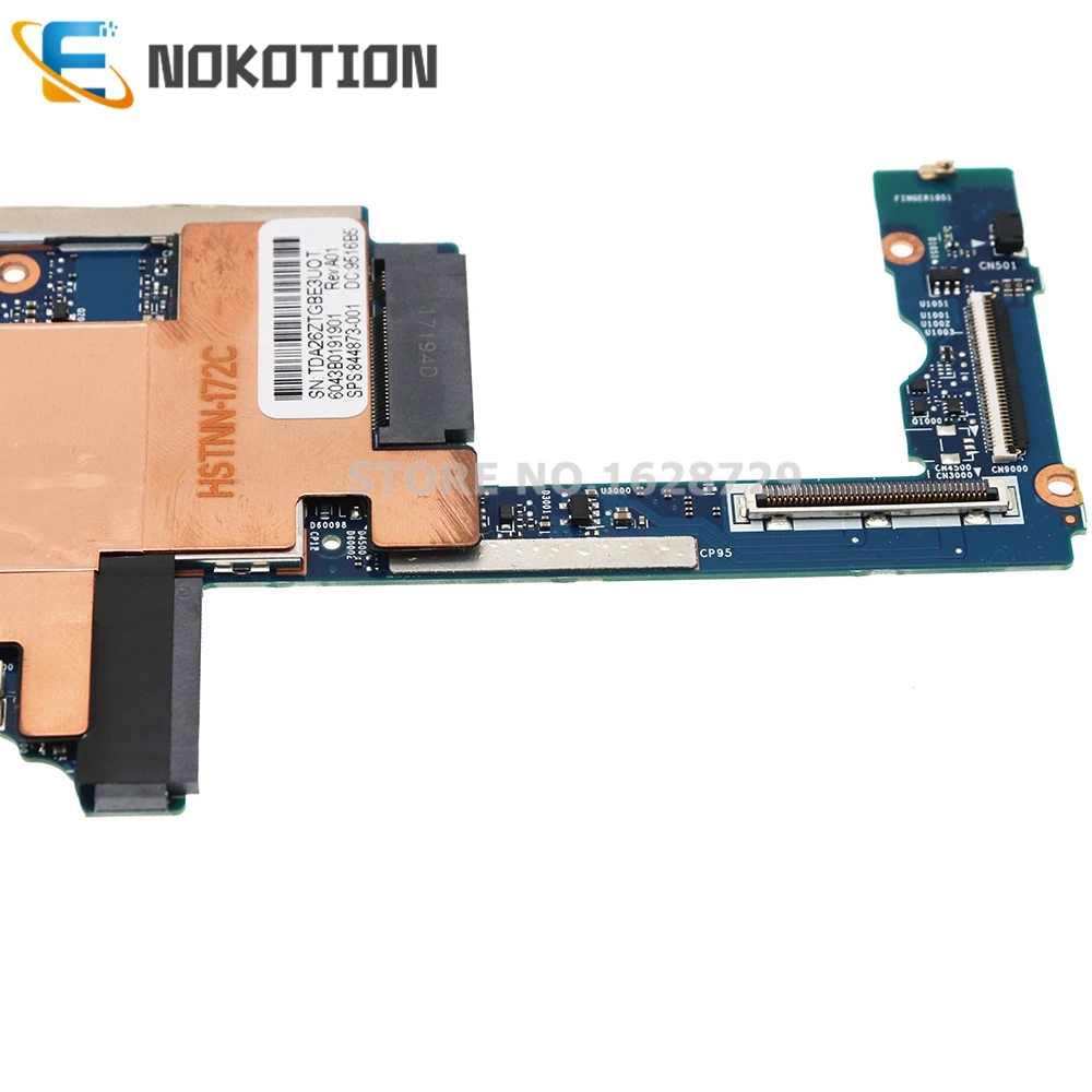 nokotion for hp elite x2 1012 g1 laptop motherboard m5 6y57 cpu 8gb ram 845473 601 845473 001 845473 601 free global shipping