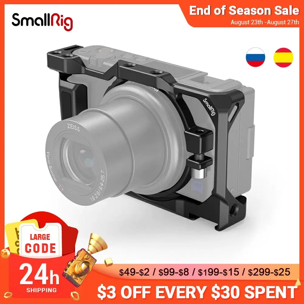 Клетка для видеорегистратора SmallRig ZV1 светильник Кая может быть прикреплена к