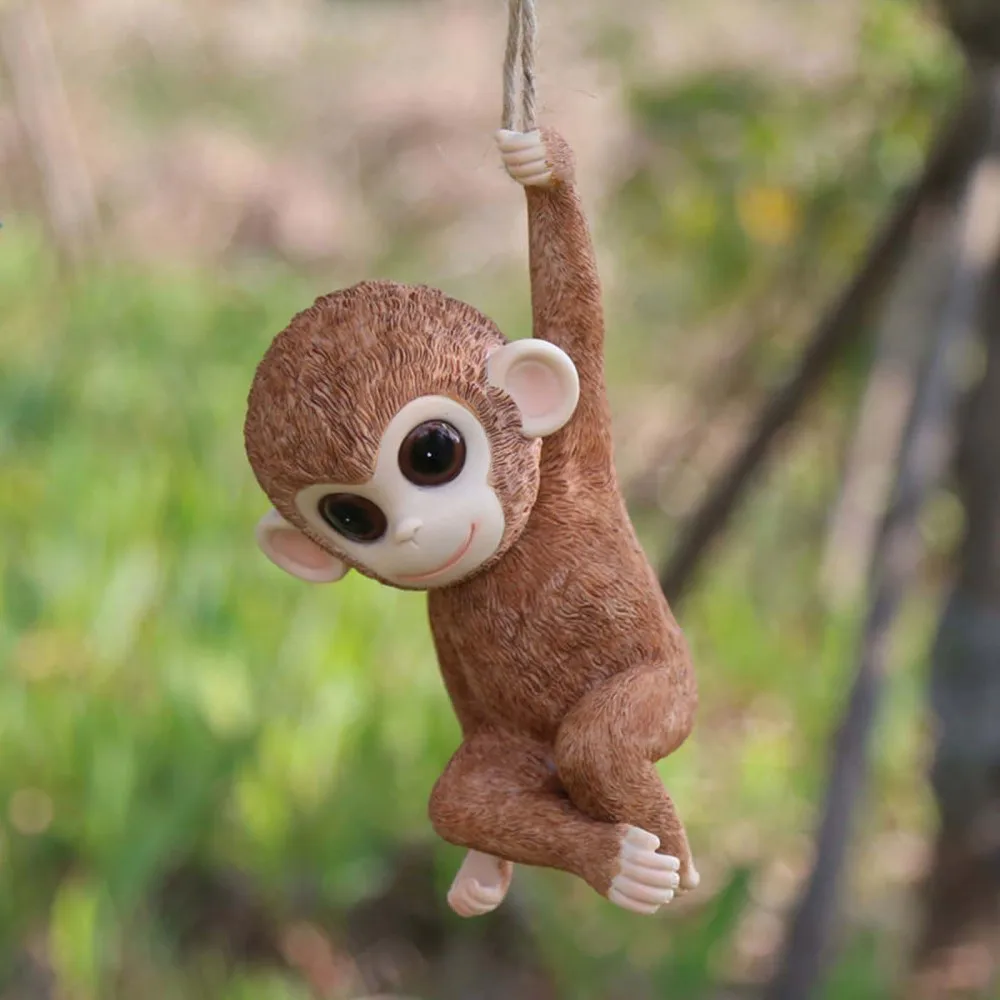 

Home Garden Decor Ornament Gift Durable Waterproof Quality Guarantee Resin Decorative Decoration Crafts Simulation Monkey