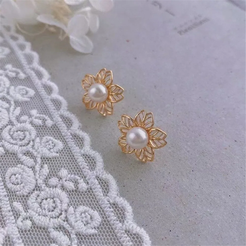 

Женские серьги из серебра 2021 пробы, с жемчугом