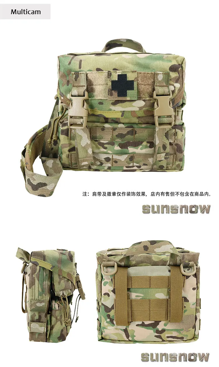 M3 Medical Outdoor Sports Field Medical First Aid Kit Multifunctional Large Capacity Extensible EDC Storage Bag