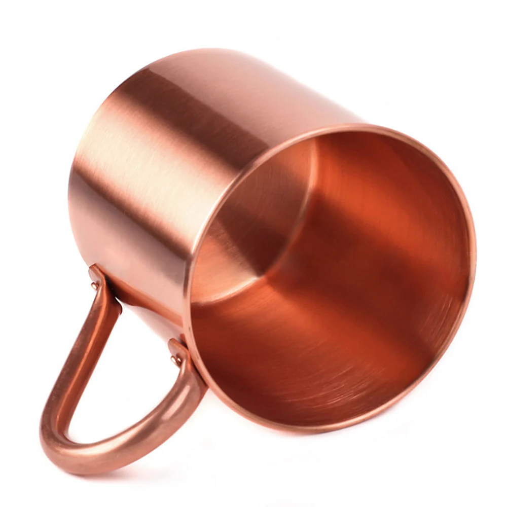 Behogar чистый Медь 415 мл кружка для охлажденное пиво Кофе Чай водки Джина Ром Текила