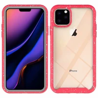 For Apple iPhone 2019 Case Soft TPU edge Hard Matte Transparent protective Cover Case for iPhone Pro Max iphone11 11pro