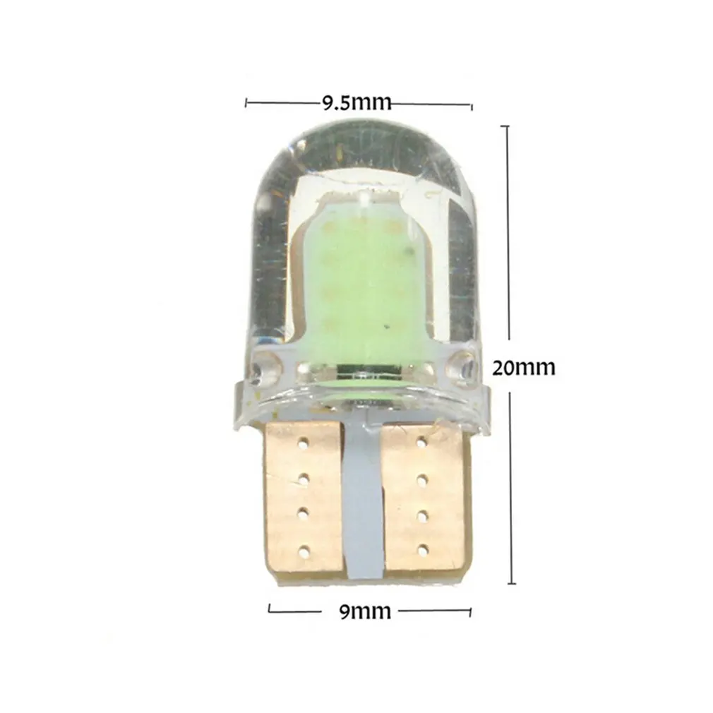 

T10-COB short section width lamp license plate light silicone-pink