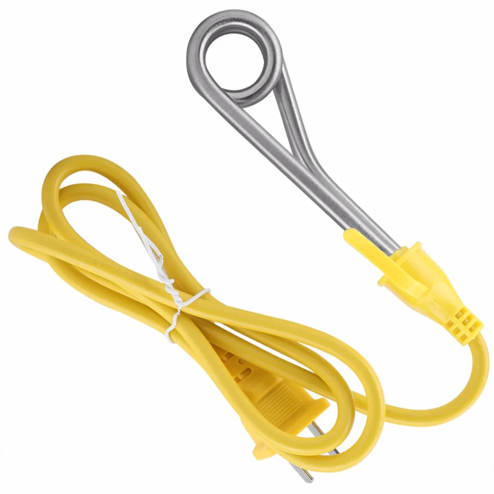 

220V 600W Electric Heater Element Mini Boiler Hot Water Coffee Immersion Travel Use Random Color