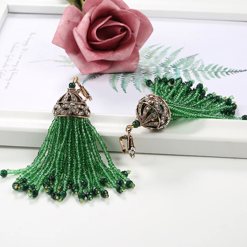 Kinel богемные серьги подвески для женщин модные этнические длинные с золотым