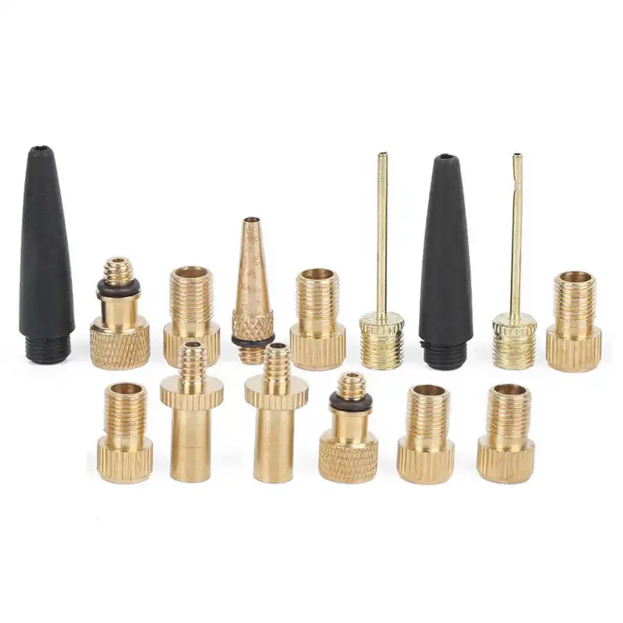 Комплект насадок для насоса велосипеда Presta Schrader Valve адаптер шланга адаптеры