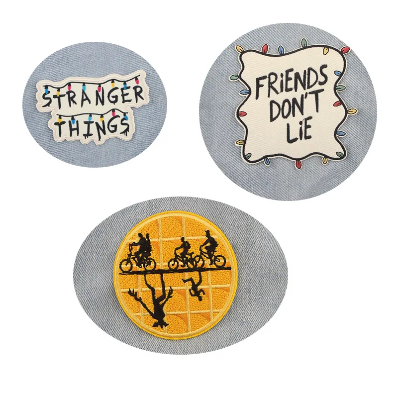 

Weird Story Cartoon Cloth Sticker Embroidery Bag Printing Patch Sticker Garment Bag Accessories Accessories Cloth Sticker