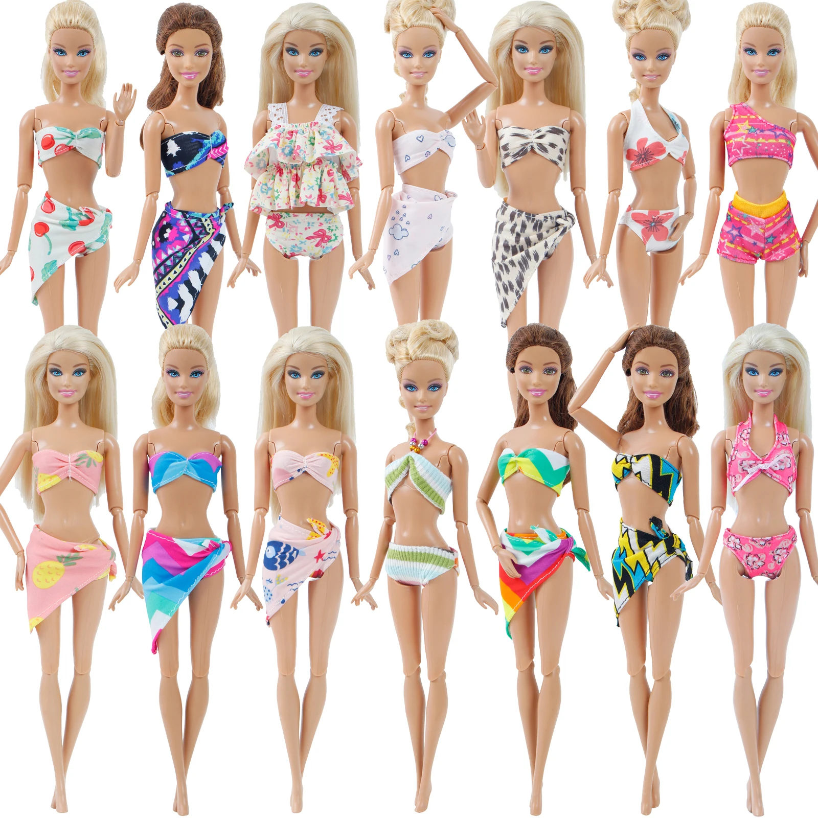 10 шт./партия летние купальники для куклы Барби|accessories for barbie|accessories barbie dollfor |