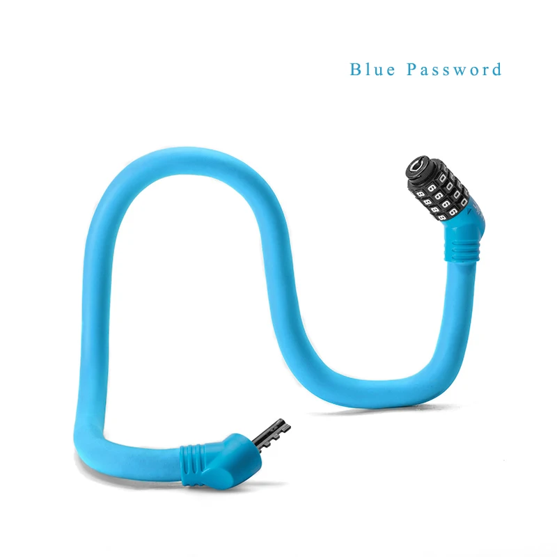 Blue Password ULAC велосипедный замок MTB дорожный велосипед пароль Ключ анти-Sheft память 4 цвета Сверхлегкий портативный стальной замок велосипедные безопасные аксессуары - Цвет: Blue Password