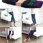 Женские утепленные леггинсы на флисе, теплые леггинсы ярких цветов с начесом, утепленные леггинсы с мягкой подкладкой, для осени и зимы