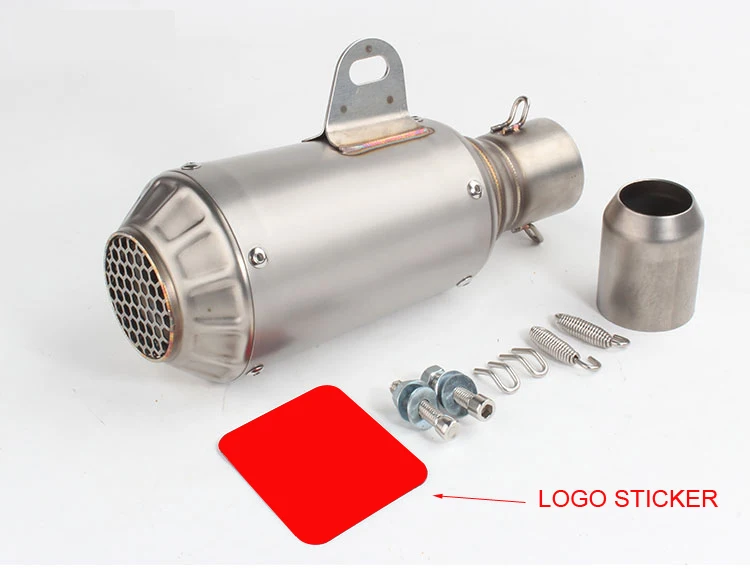 Universal 51mm Exhaust Motorcycle ak Muffler Escape Moto DB Killer Pipe Z800 Devil Monster 796 Modified | Автомобили и мотоциклы