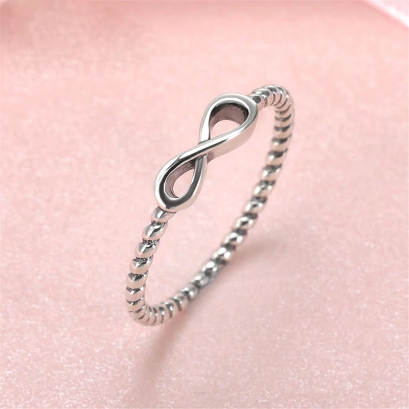 Калетин белое золото цветные кольца для женщин бесконечность амулеты лучший